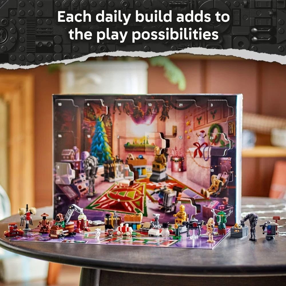 2025 LEGO Star Wars Advent Calendar # 75418 Kids 24-Gift Building Toy 263 Pieces - Picture 3 of 10